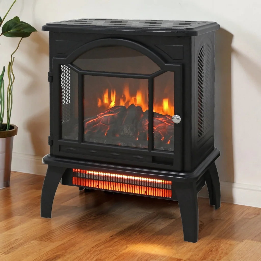 1500W Infrared Electric Heater with 11 Temp Settings and Timer Q37464