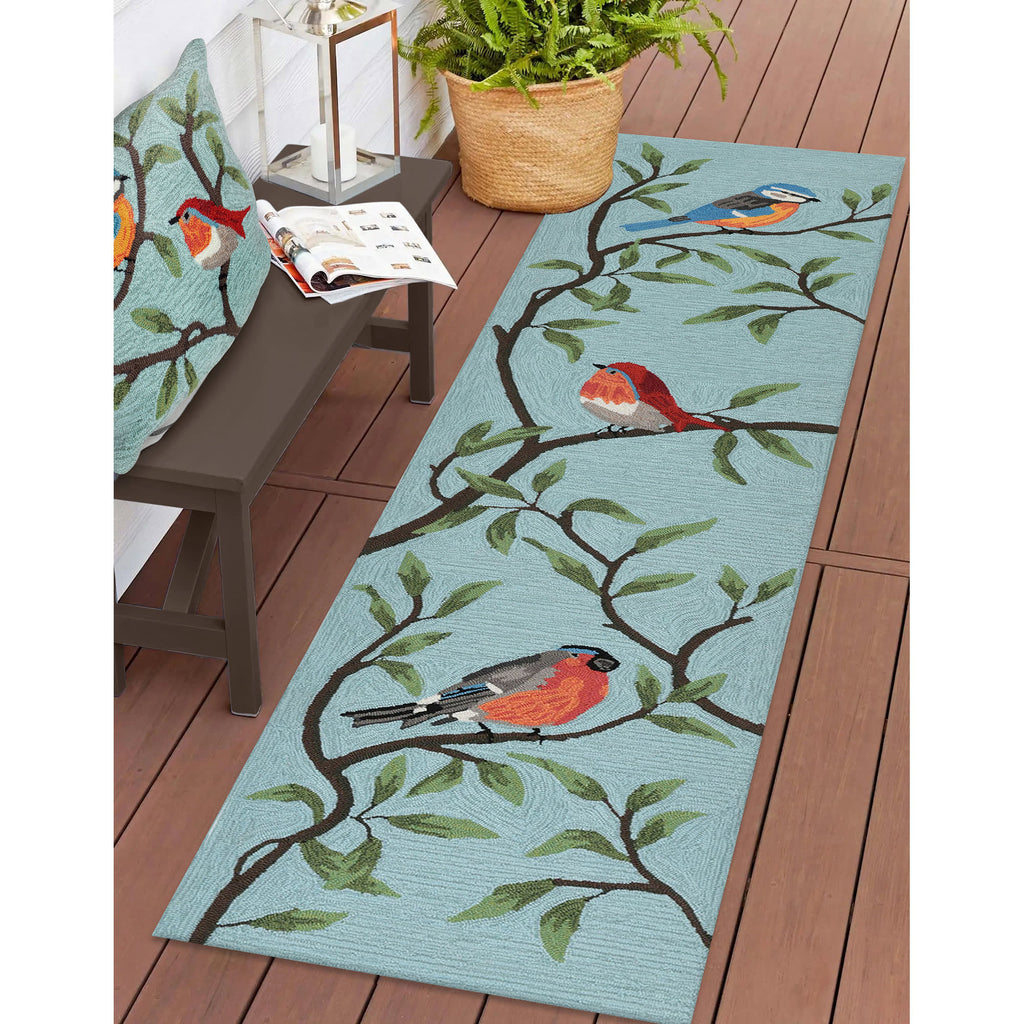 Ravella Birds On Branches Indoor/Outdoor Area Rug
