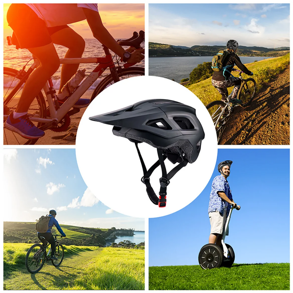 Yellow Adjustable Mountain Bike Helmet 55-61cm U2677