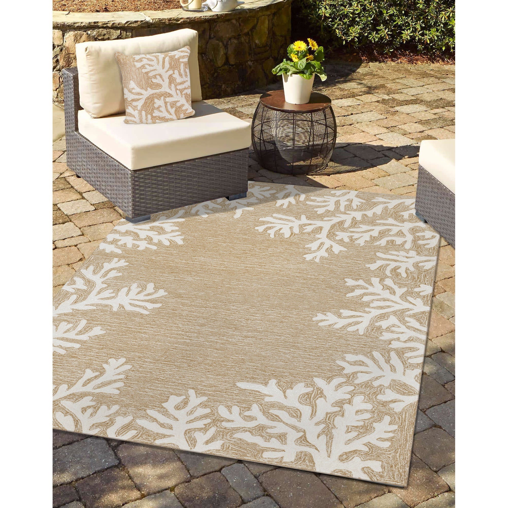 Frontporch Coral Indoor Outdoor Throw Pillow