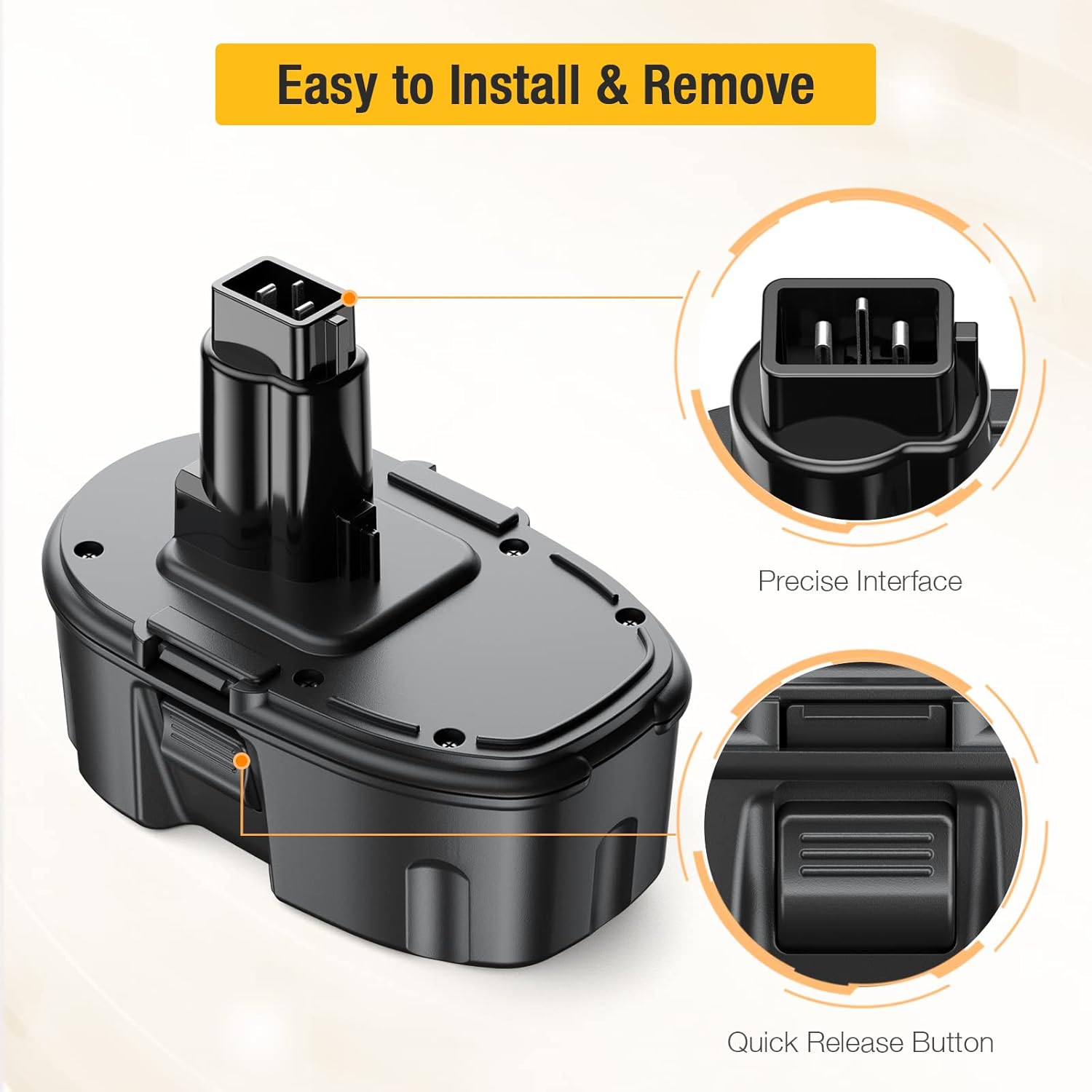 4.0Ah 18V Replacement Battery 2Packs P40775