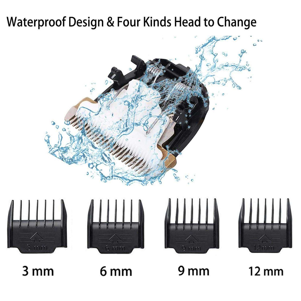 Dog Grooming Kit Clippers Low Noise Electric Quiet Rechargeable Cordless H821