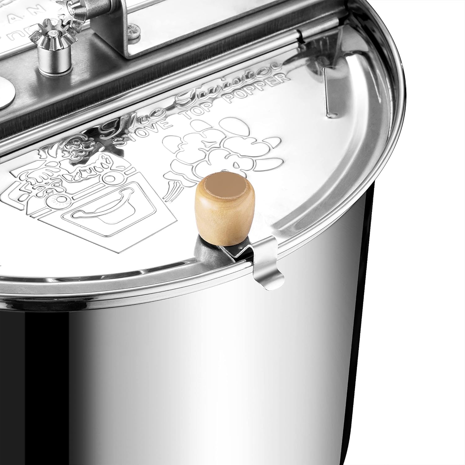 6.5-Quart Stainless Steel Stovetop Popcorn Popper C138