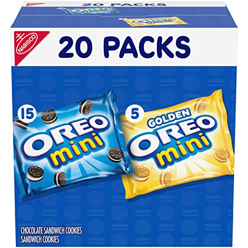 Mini Mix Sandwich Cookies Variety Pack, 20 Snack Packs J486
