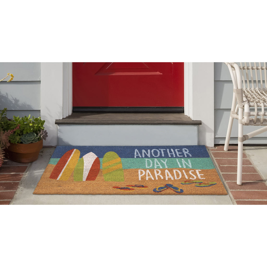 Natura Beach Paradise Coir Doormat with Non-Slip Backing