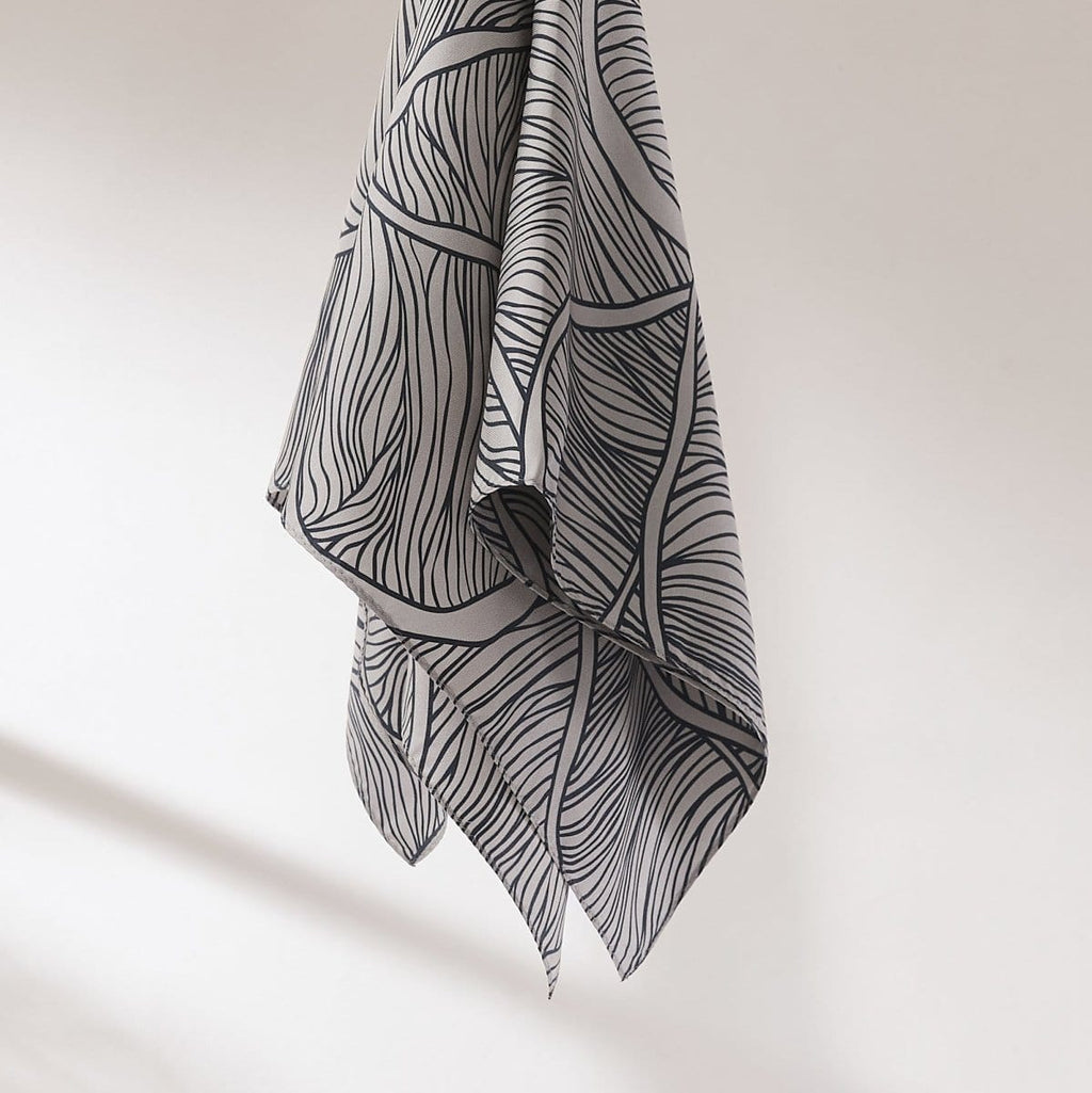 Chuks Collins x Lush Decor - Umbra Bloom Silk Scarf