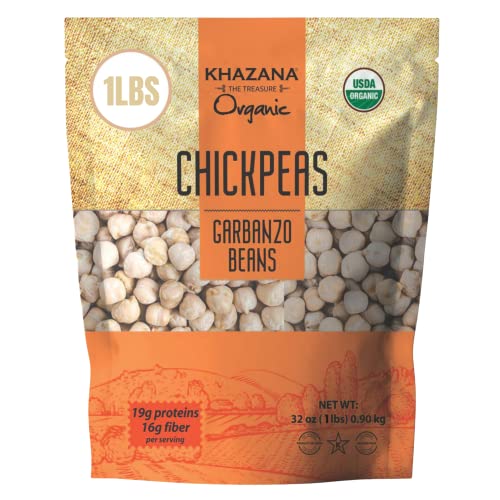 Organic Chickpeas 7lb Garbanzo Beans Non-GMO Gluten Free Kosher Lentils K637