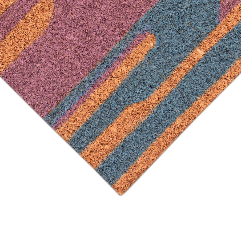 Natura Sunset Coir Doormat with Non-Slip Backing