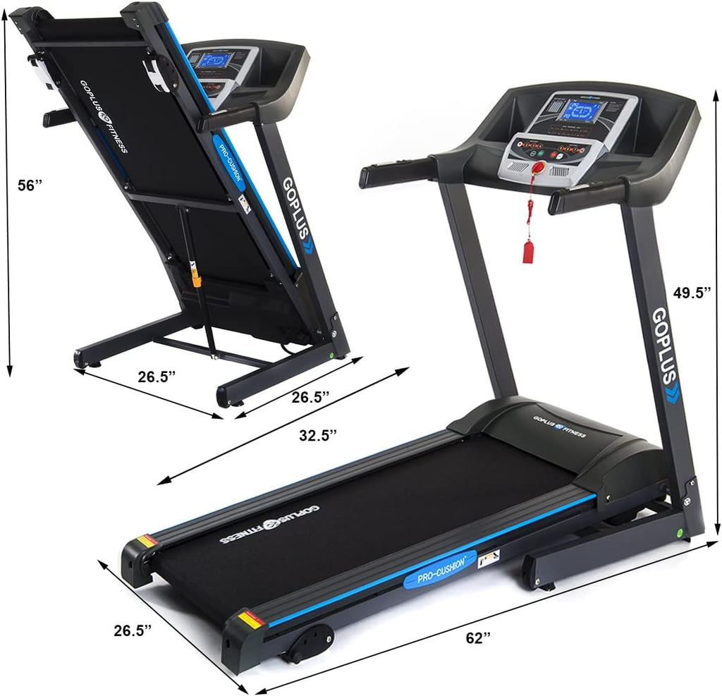 2.25HP Electric Folding Treadmill with Incline R23899