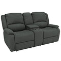 94" Double Recliner RV Sofa with Convertible Console V234