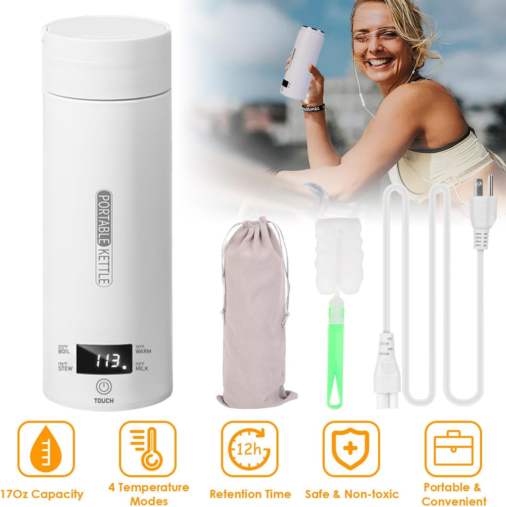 500ML Stainless Steel Electric Kettle G219