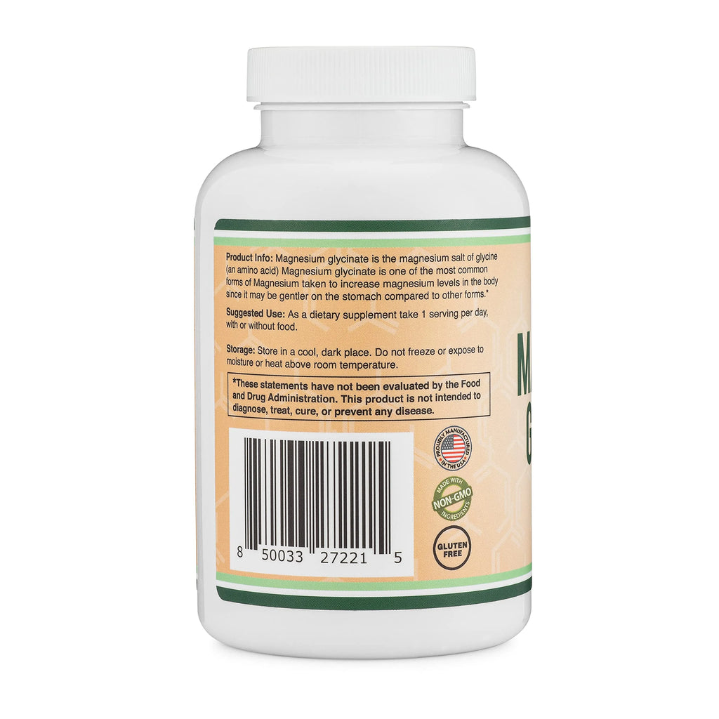 Magnesium Glycinate 400mg, 180 Capsules Y426240