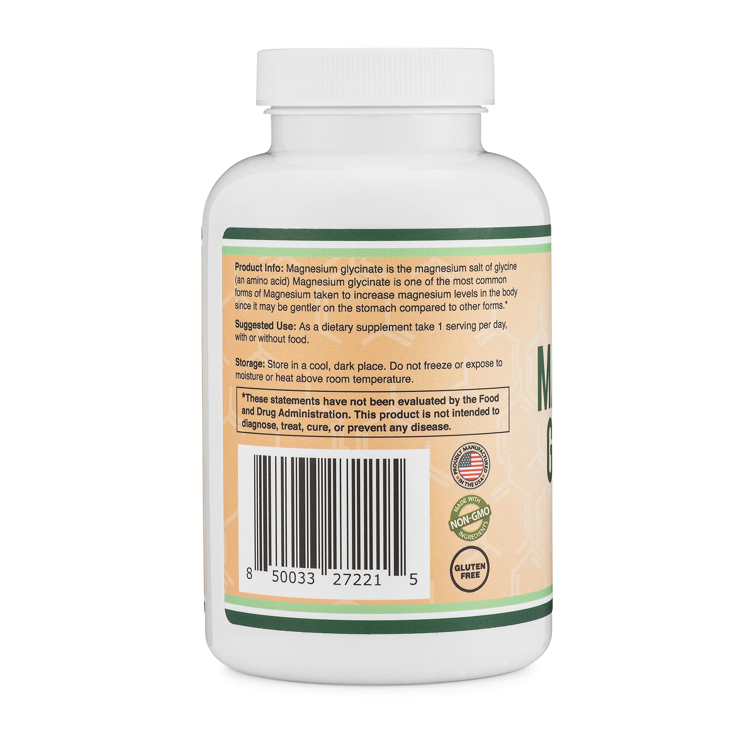 Magnesium Glycinate 400mg, 180 Capsules Y426240