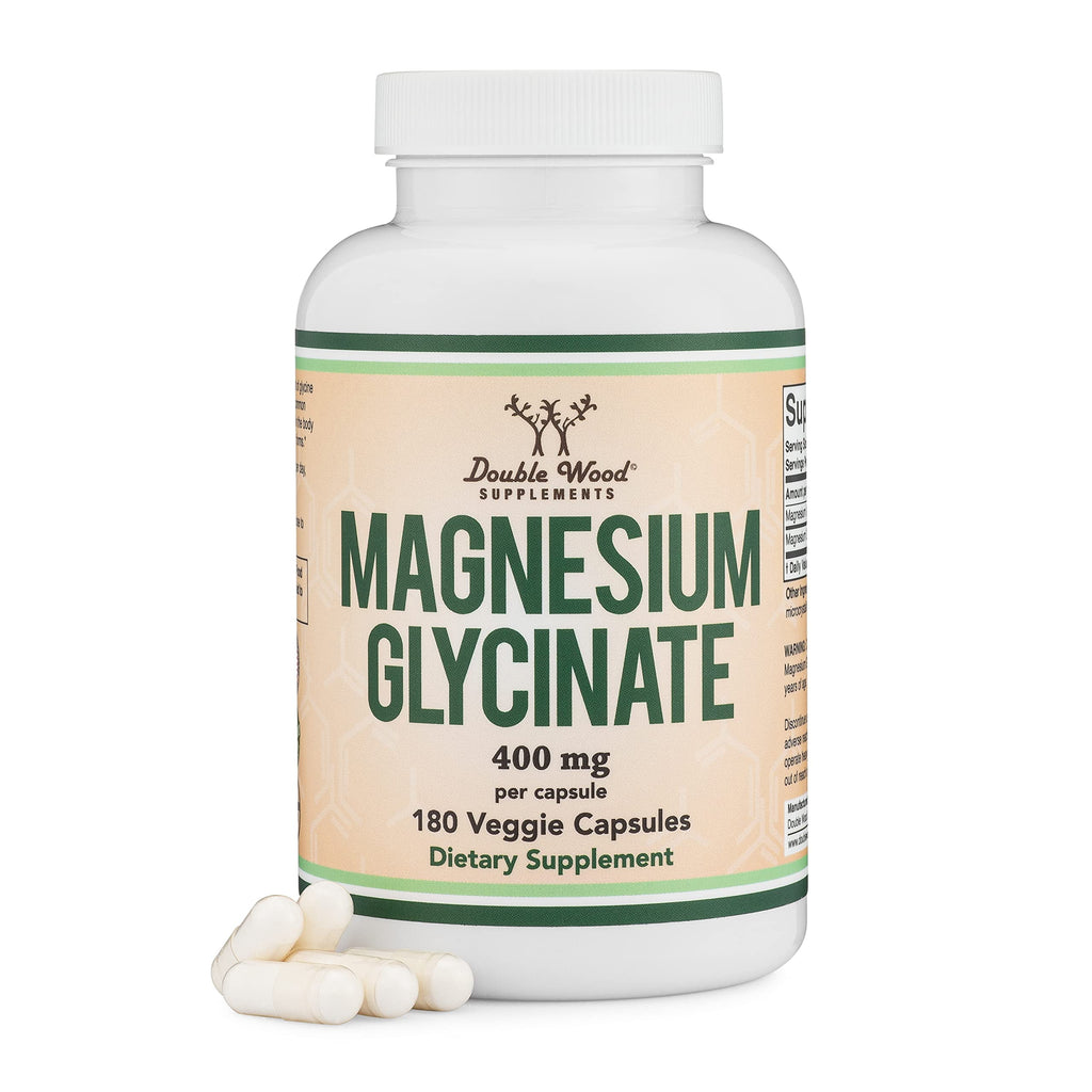 Magnesium Glycinate 400mg, 180 Capsules Y426240