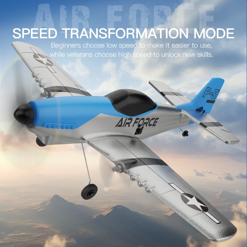 3 Channels RC Plane with 6-Axis Gyro A72910