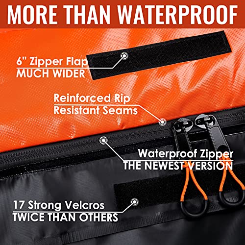 21 Cubic Feet Waterproof 840D Car Roof Bag with Anti-Slip Mat Z6665