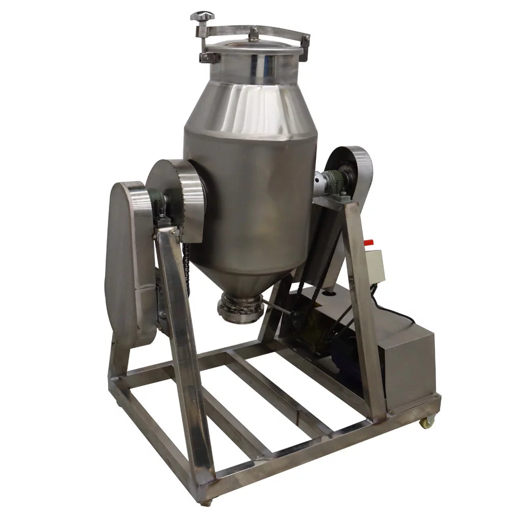 60L Stainless Steel Dry Powder Mixer Drum Blender 110V U513770