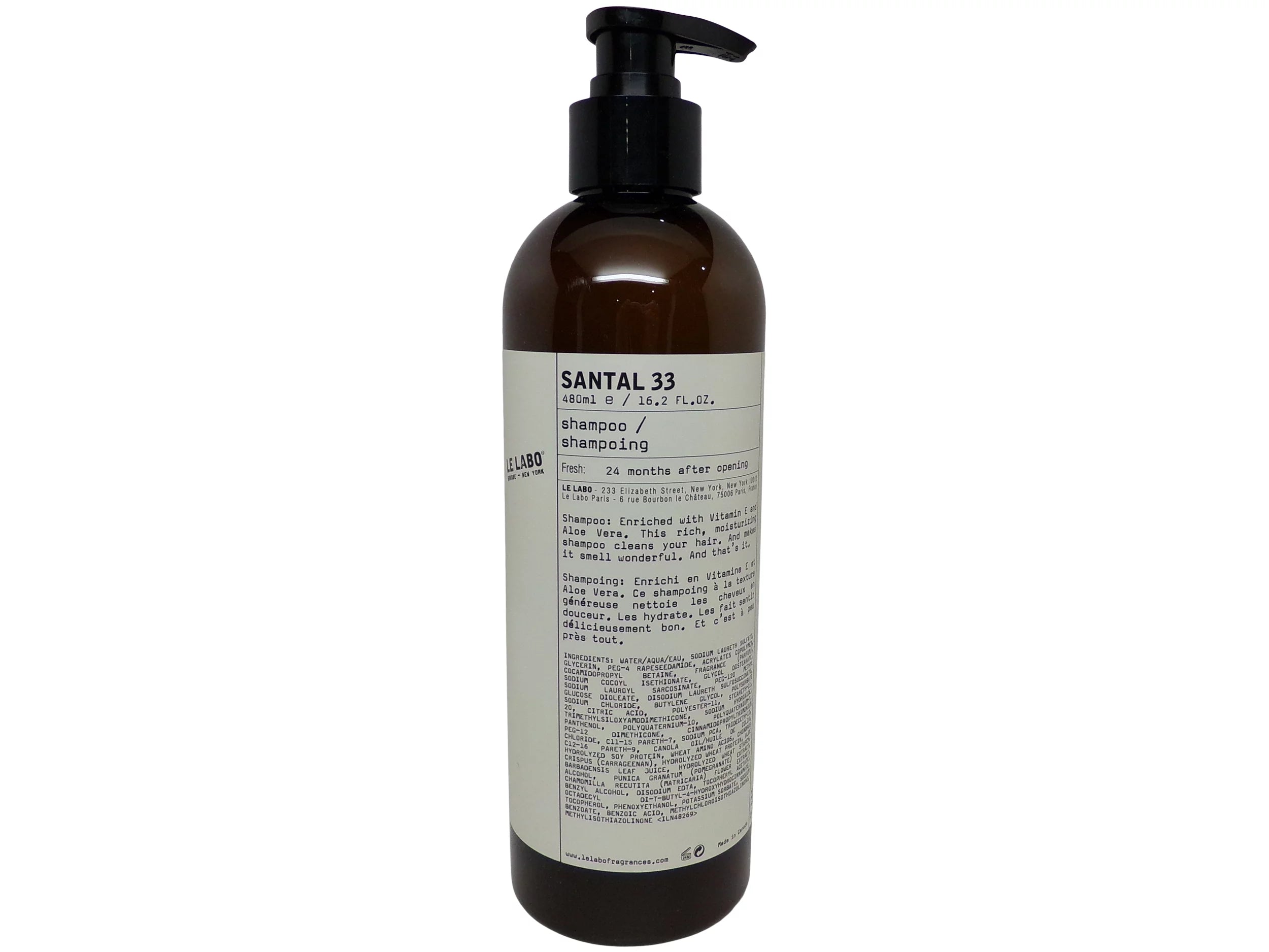 Santal 33 Shampoo 16.2oz Pump Bottle O584