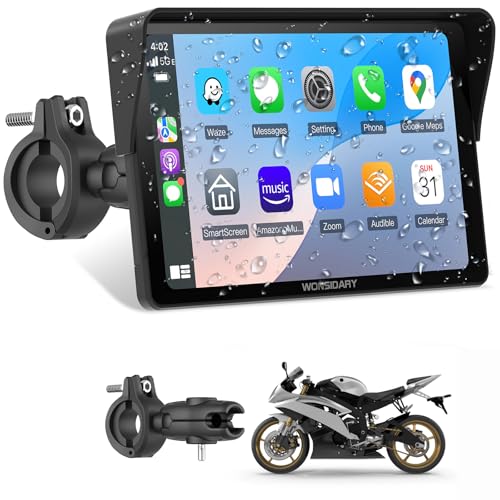 7" Waterproof Smart GPS Navigation System Screen with CarPlay and Android Auto O53513