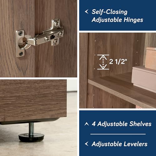 Kitchen Pantry Storage Cabinet with Adjustable Shelves T22887