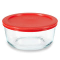 Glass Food Storage Container with Lids, 3 Cup Q30339
