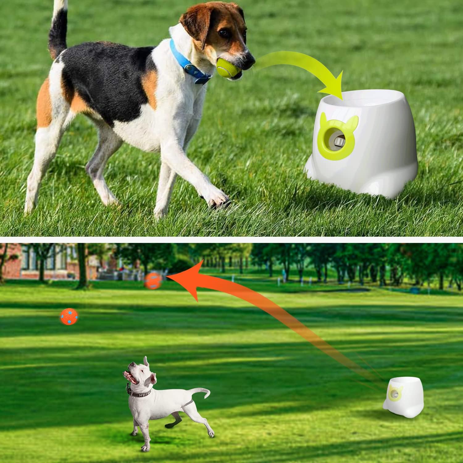 6 Pcs 1.97" Diameter Mini Tennis Balls for Dogs K984957