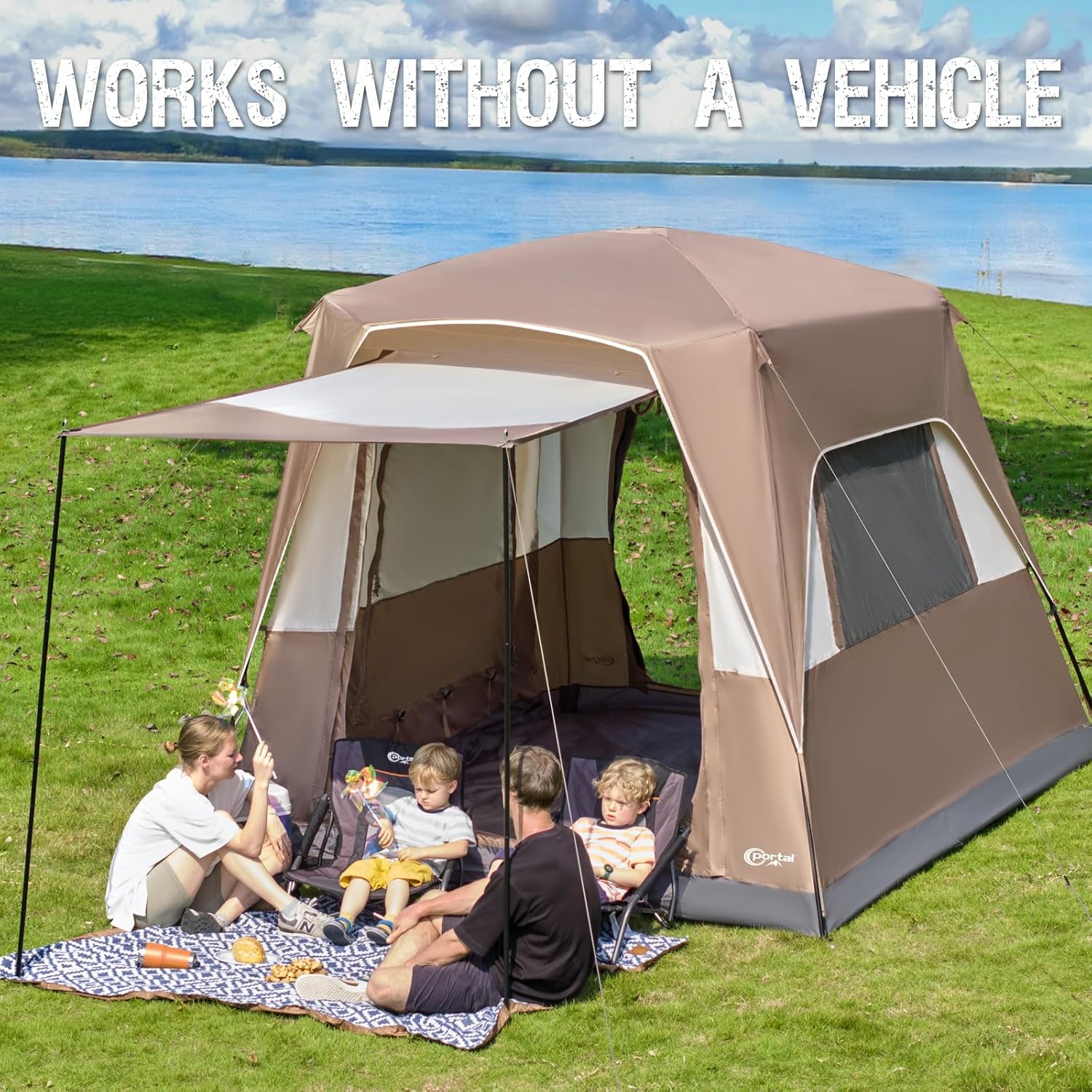 2-in-1 5 Person SUV Tent with Porch G102805