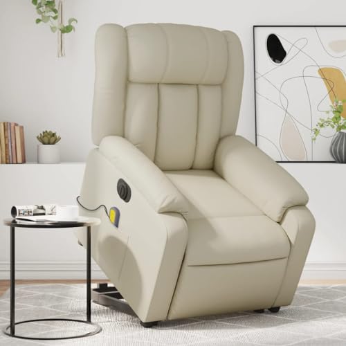 Gray Faux Leather Electric Massage Recliner Chair with Power Lift and Reclining Functions L1699