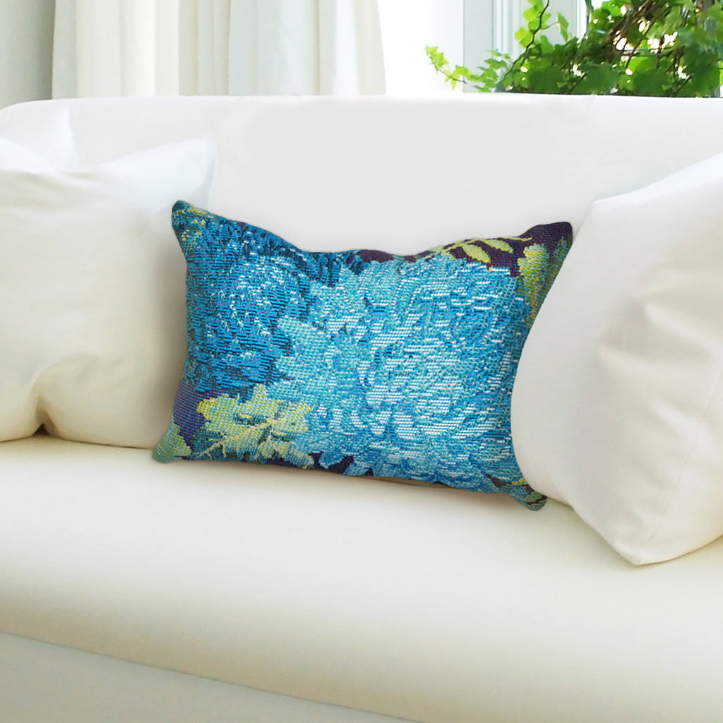 Marina Mums Indoor Outdoor Throw Pillow