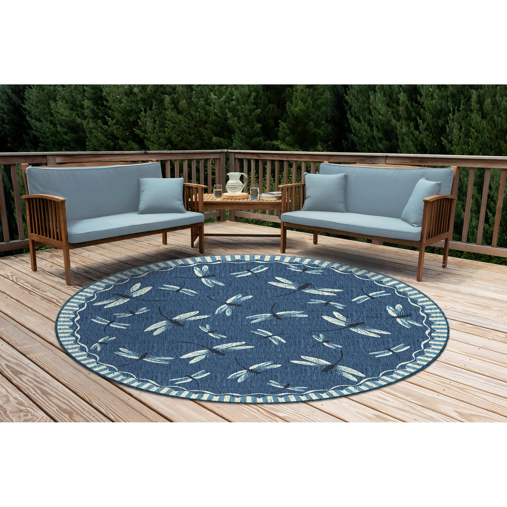 Carmel Dragonfly Indoor Outdoor Area Rug