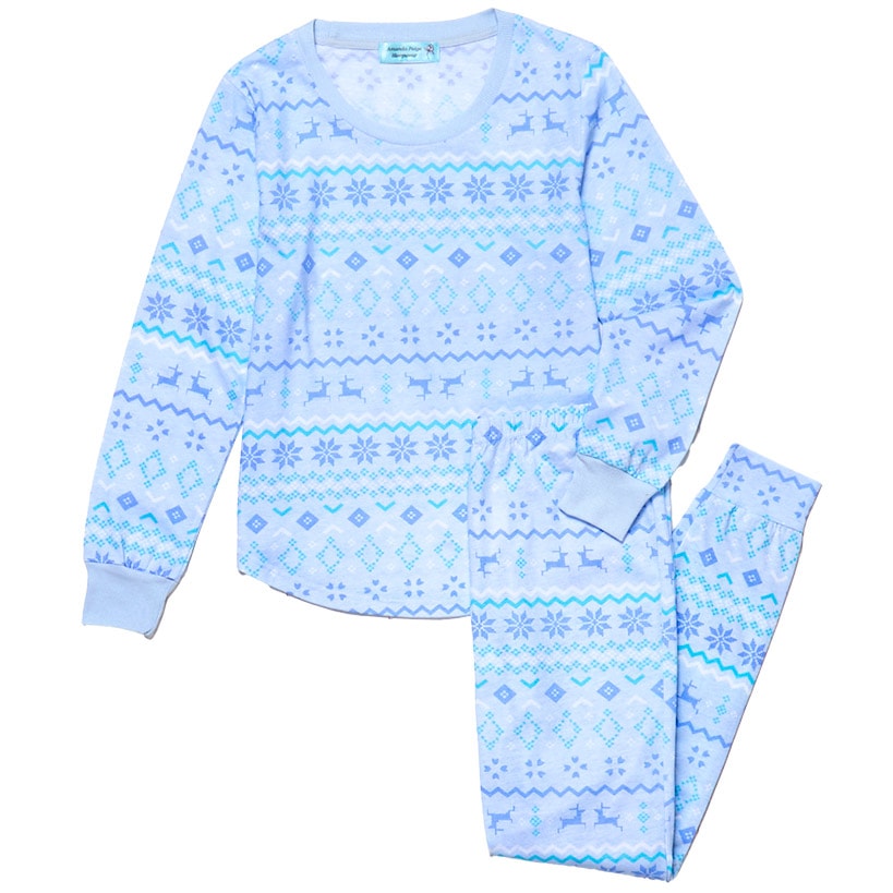 Women's Fair Isle Knit Pajama Set