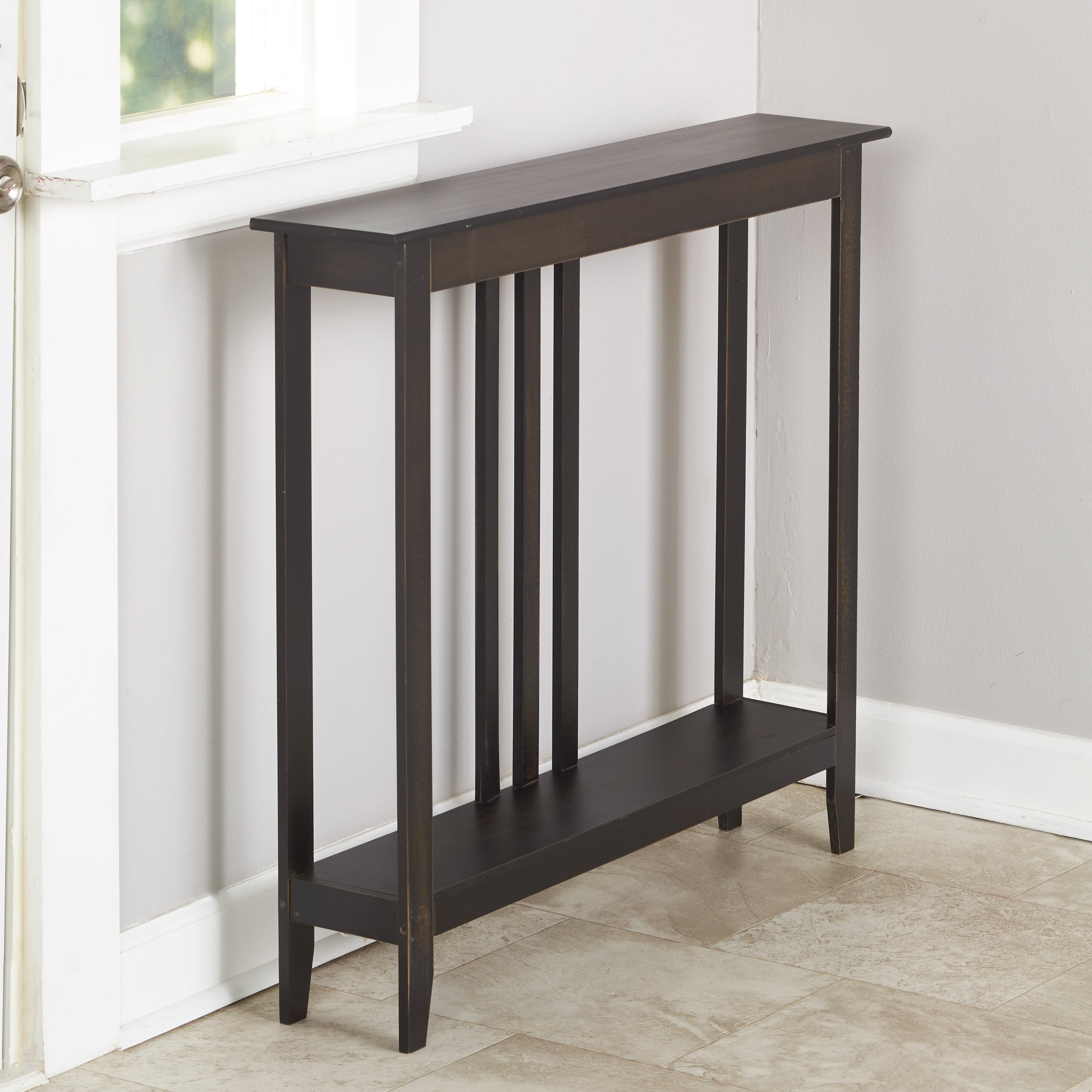 Narrow Wood Console Table N52753