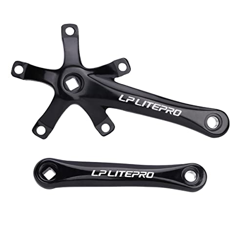 170mm Folding Road Bicycle Crank Arm Set 130 Bike Square Taper Crankset Single Speed Chainring U90885