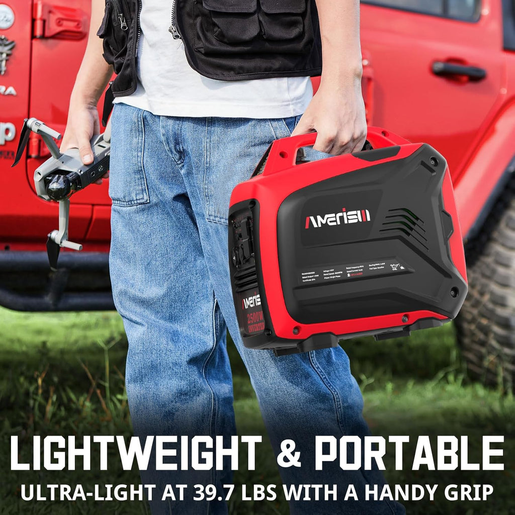 2500-Watt Gas Powered Portable Inverter Generator N10788