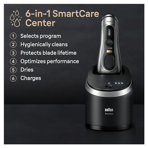 Series 9 PRO+ Electric Razor with 5 Pro Shave Elements, Precision Long Hair Trimmer, SmartCare Center, Wet & Dry, 60min Battery Runtime H426