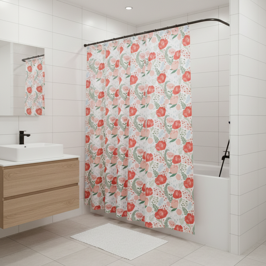 Vibrant Poppy Bath Collection