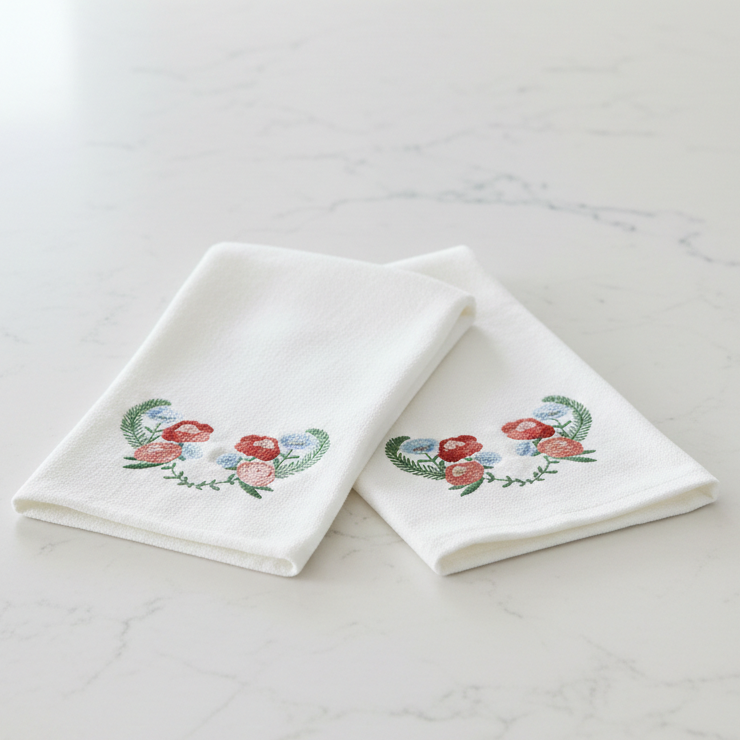 Vibrant Poppy Bath Collection