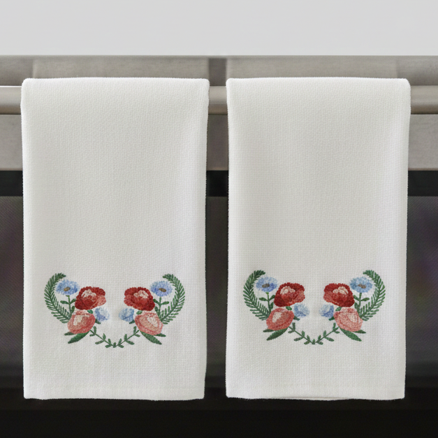 Vibrant Poppy Bath Collection