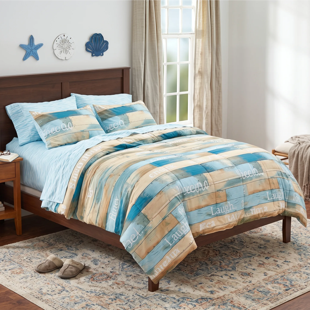 Vacation Rules Queen or King Complete Comforter Set