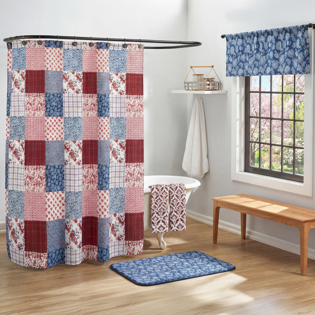 Callisi Americana Shower Curtain, Rug, Hand Towels, Valance, or Hooks