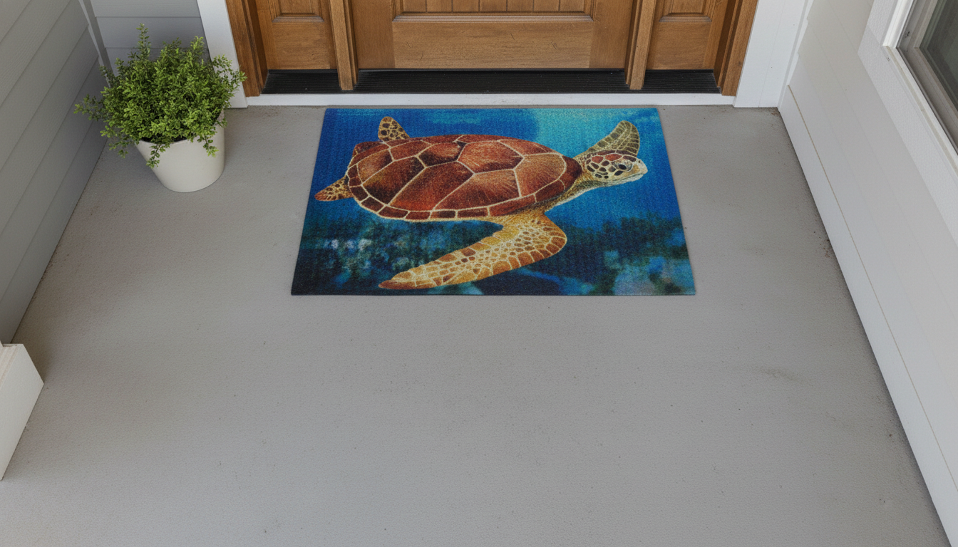 Sea Turtle Doormat A9916