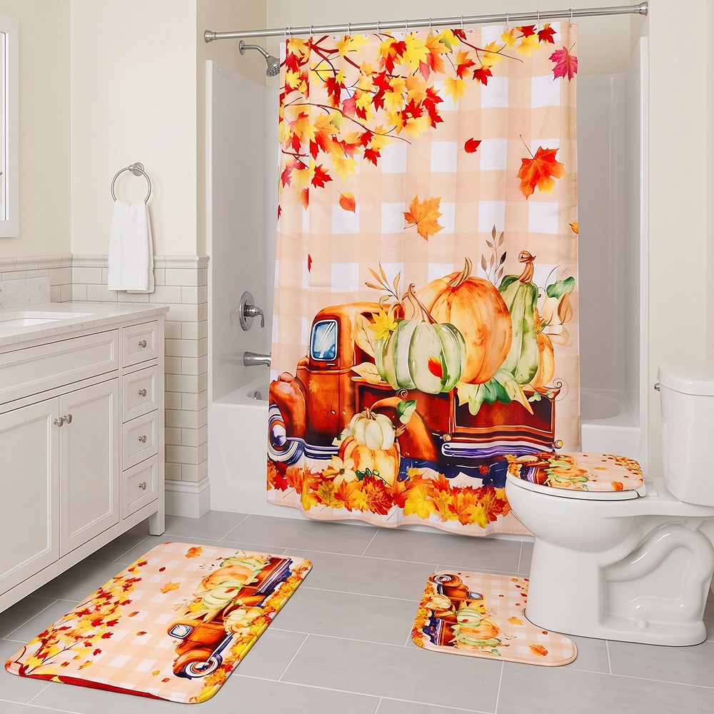 16-Pc. Harvest Truck Memory Foam Fashion Bath Set