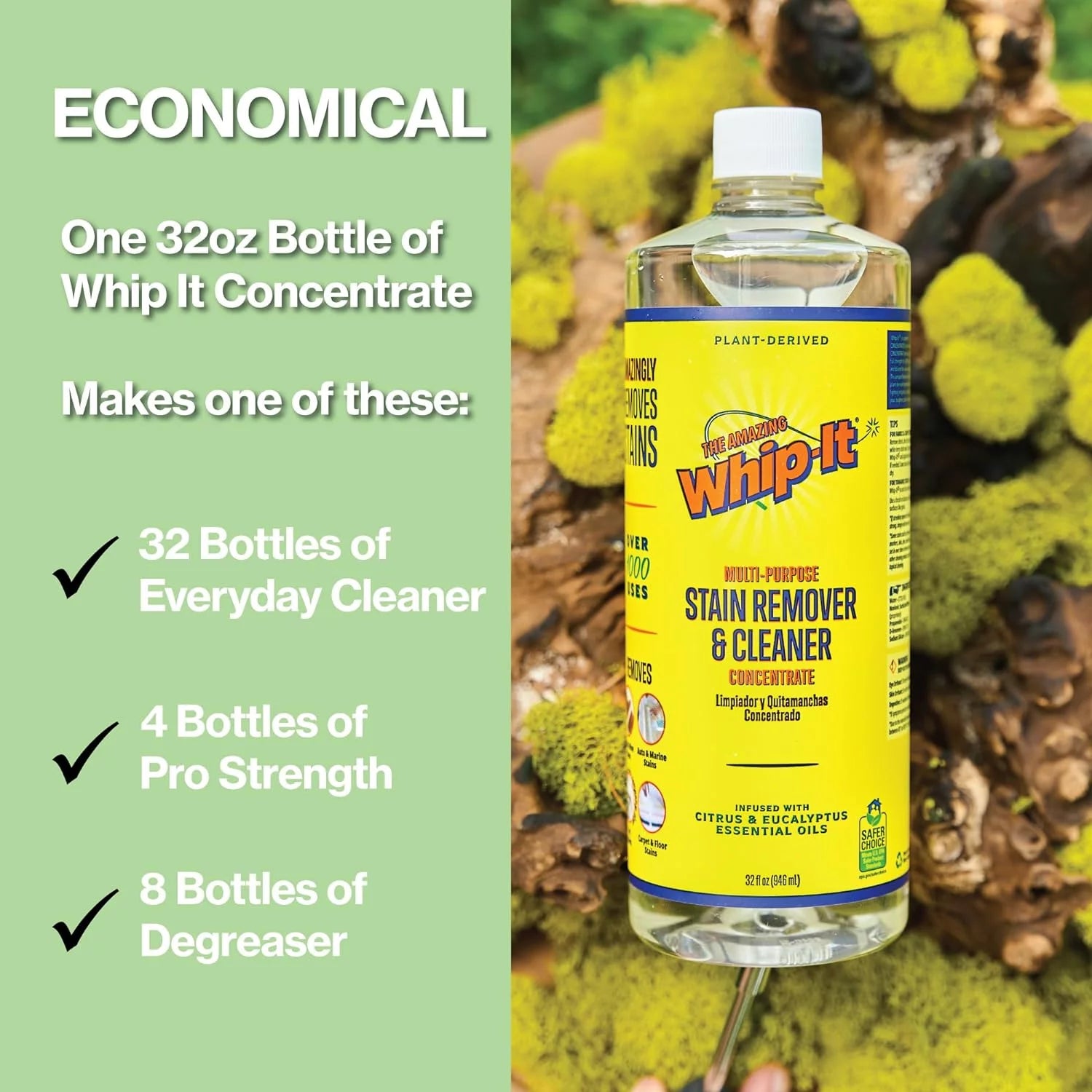 32 Ounce Natural Plant Based Enzyme Cleaner A799
