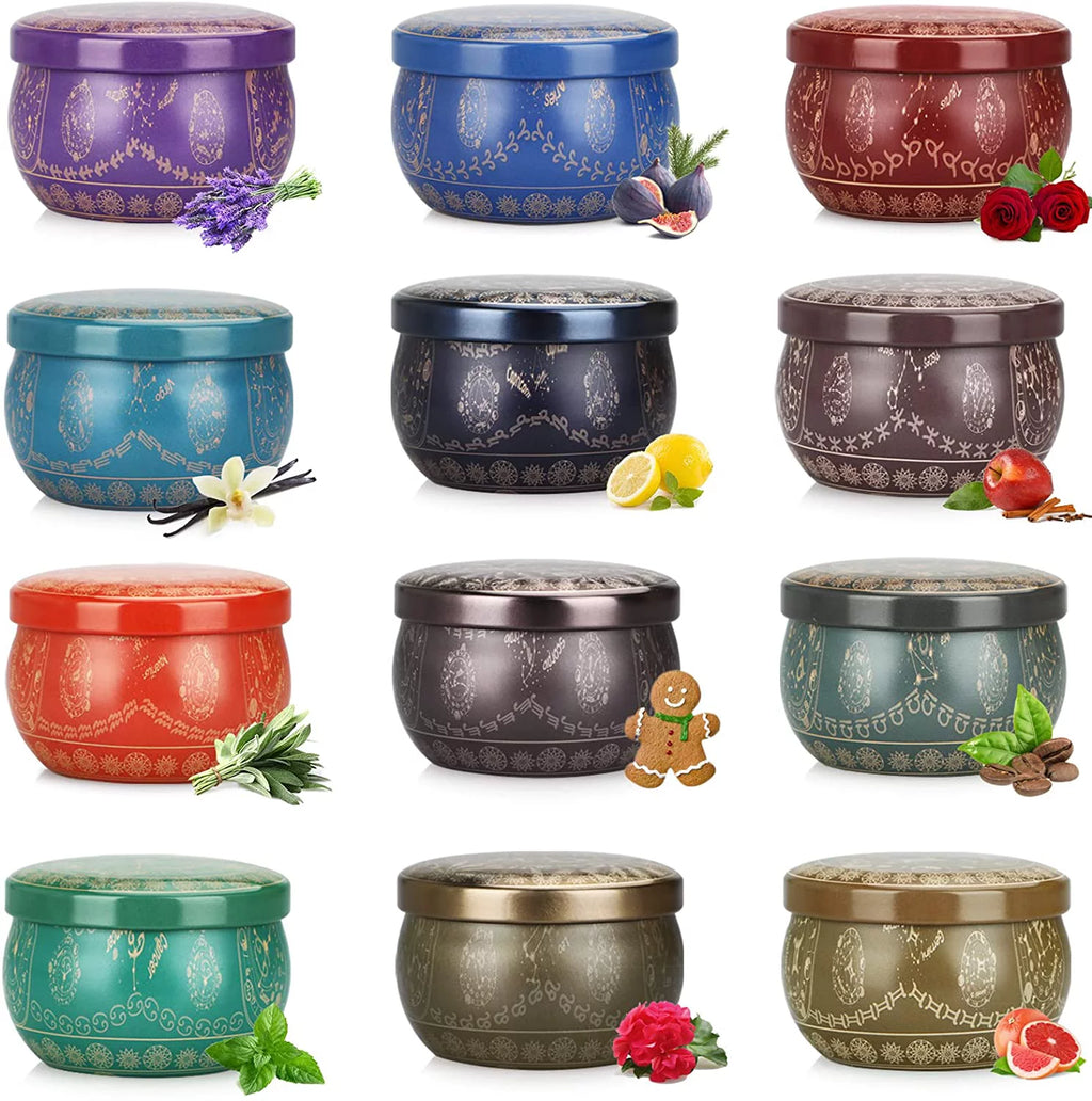 12 Pack Soy Scented Candles, 30 oz P983894