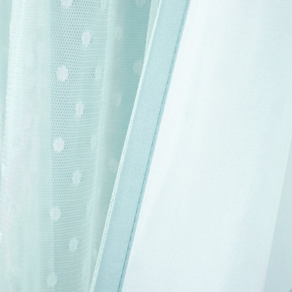 Cottage Polka Dot Sheer Window Curtain