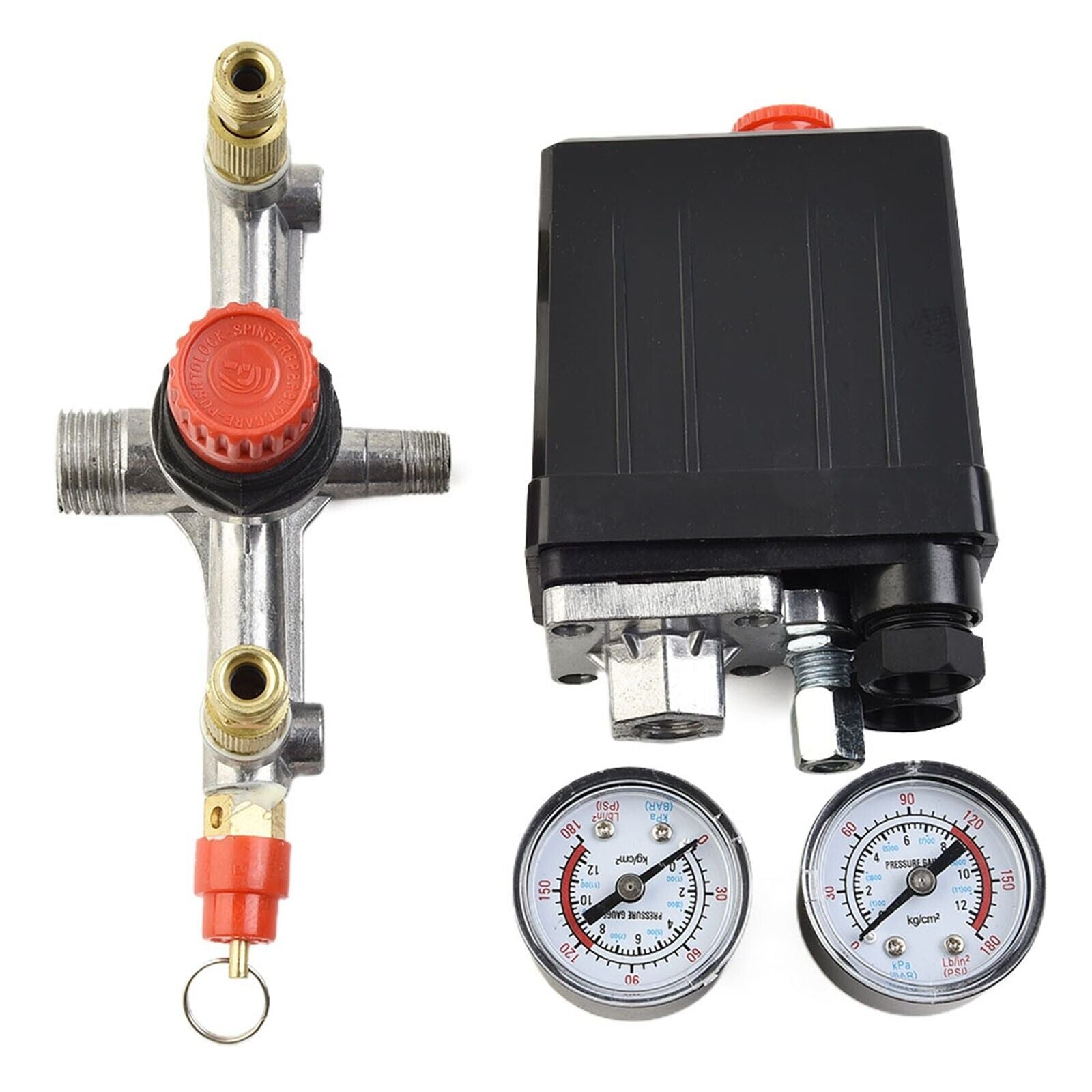 Parts Air Compressor Pressure Control Switch Valve Manifold Assembly W56600