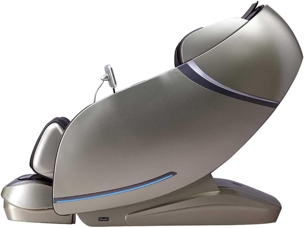 Black & Beige 3D L-Track Full Body Massage Chair I965318