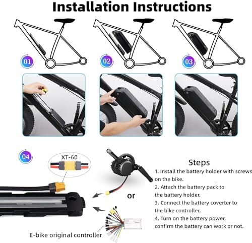 48V 10AH Lithium Electric Bike Battery with Charger I20429