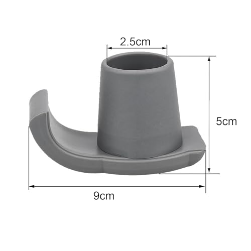 Black Rubber Walker Glides Q66194