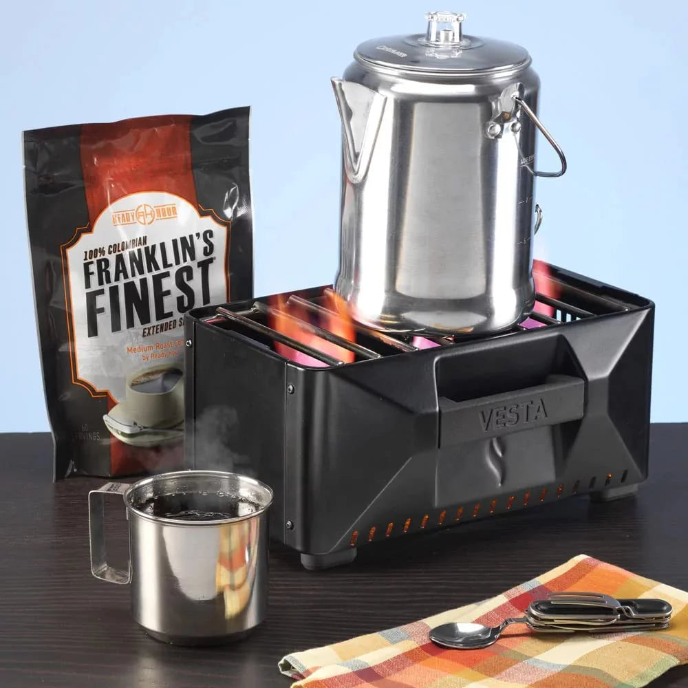 Compact Self-Powered Camping Heater & Stove D7844